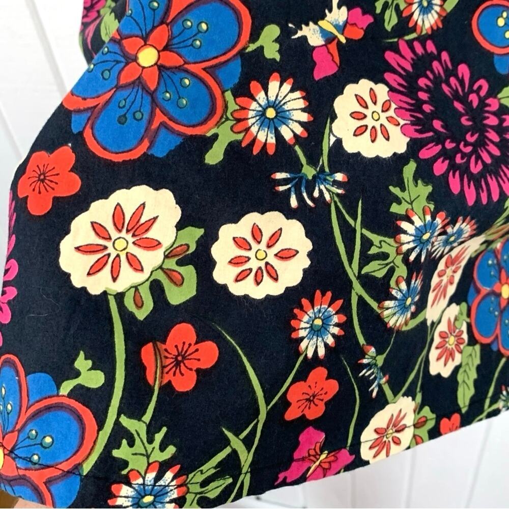 Mix Nouveau Retro Floral Mini Skirt Cottagecore Size 12 - Picture 3 of 8